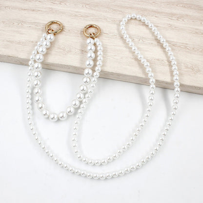 Heart-Designed Beaded Eyewear Chain Acalora