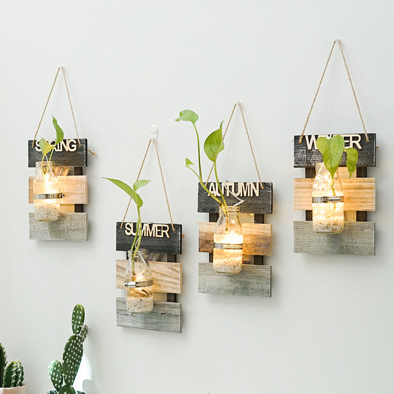 Wall decoration with glass carafe holder Acalora