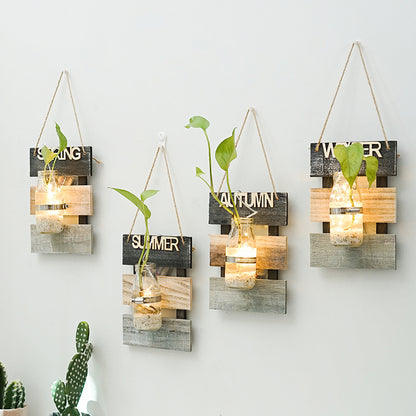 Wall decoration with glass carafe holder Acalora