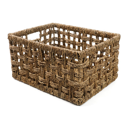 Rustic Woven Storage Basket Acalora