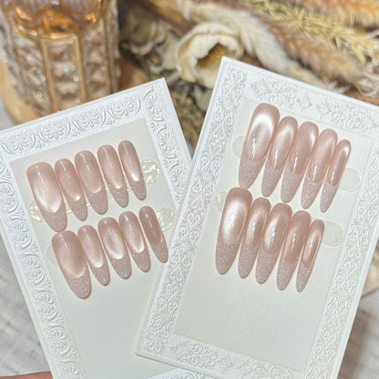 Glossy Press-On Nails Set Acalora