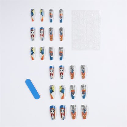 Creative Halloween-themed artificial nails Acalora