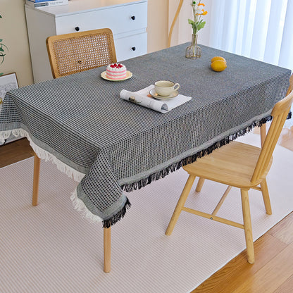 Decorative Fringed Tablecloth