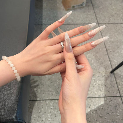Glossy Press-On Nails Set Acalora