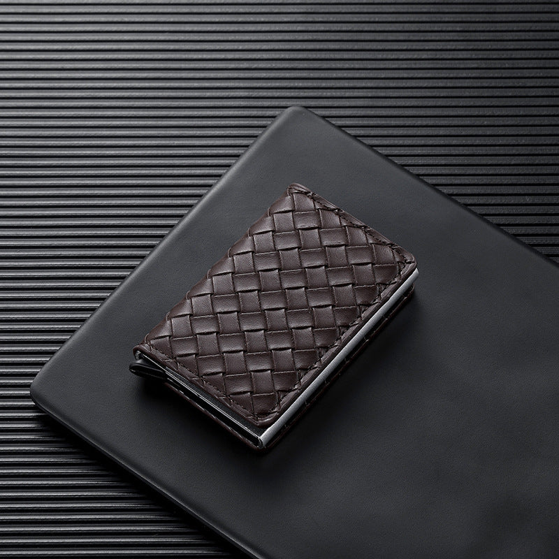 Premium Leather Business Card Holder Acalora