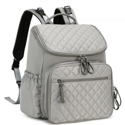 Quilted Multi-Pocket Backpack Acalora