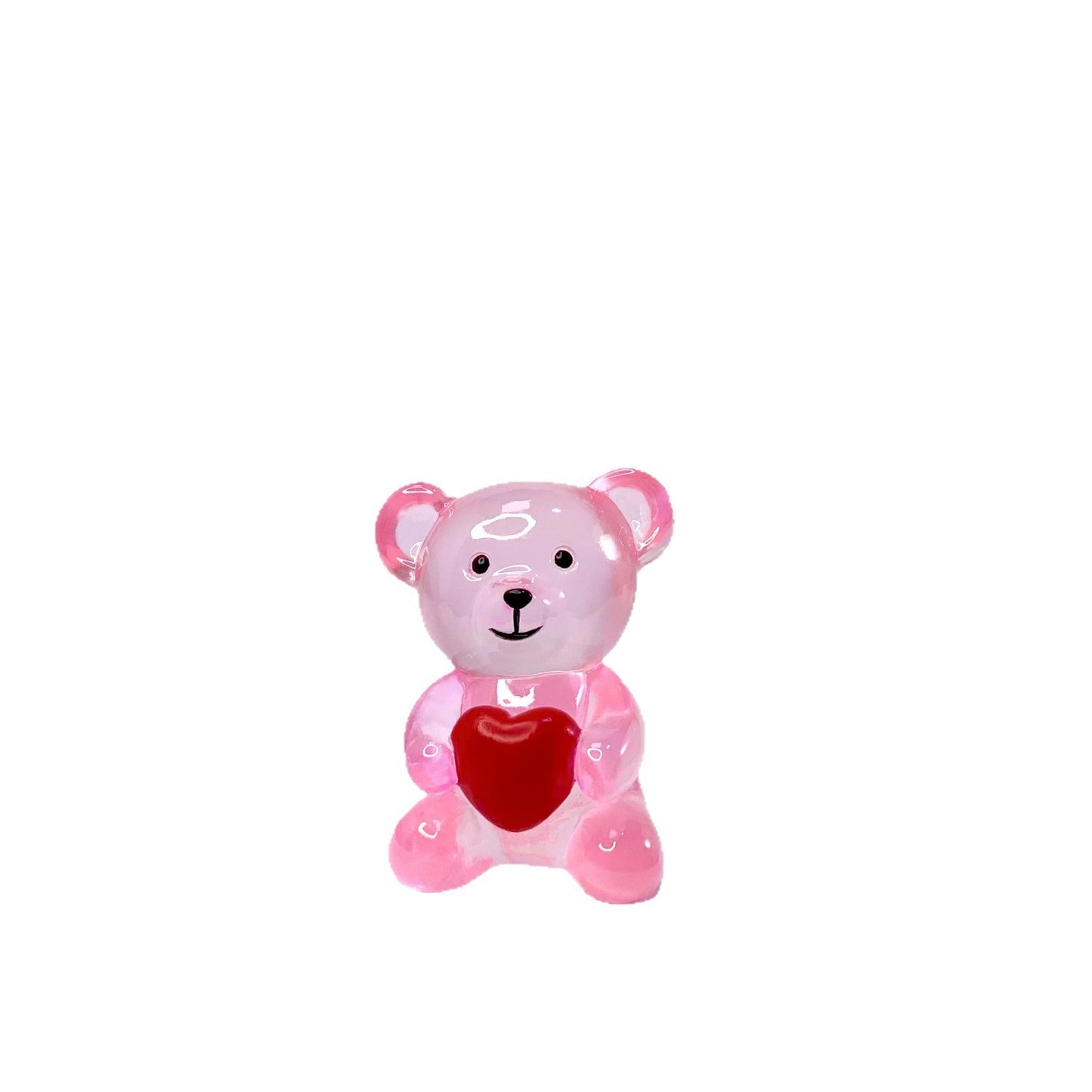 Decorative bear figure with heart Acalora