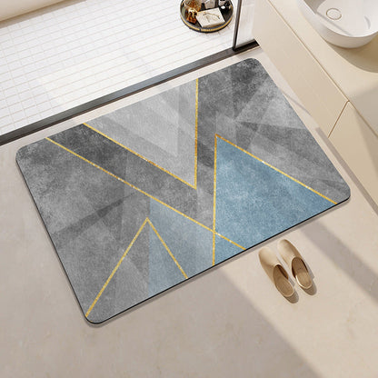 Playful Cat-Themed Bath Rug