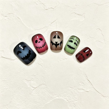 Halloween-Themed Artistic Nail Art Tips Acalora