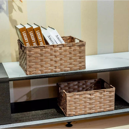Sparkling storage basket with carrying handle Acalora