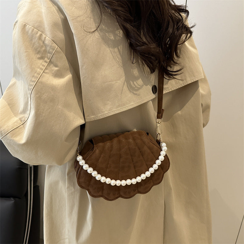 Elegant Shell-Shaped Crossbody Bag Acalora