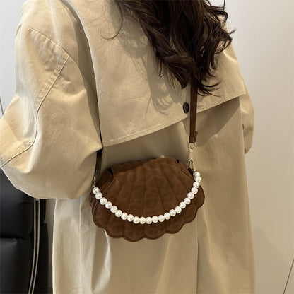 Elegant Shell-Shaped Crossbody Bag Acalora