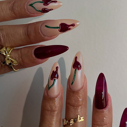 Stylish Stiletto Press-On Nail Set Acalora