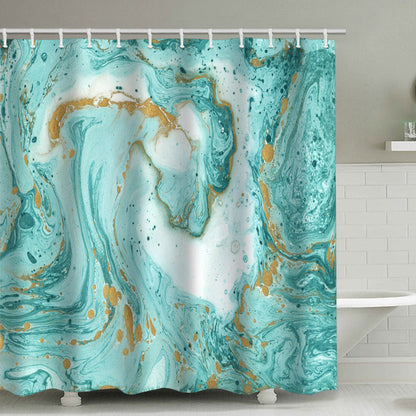 Abstract Marble Design Shower Curtain