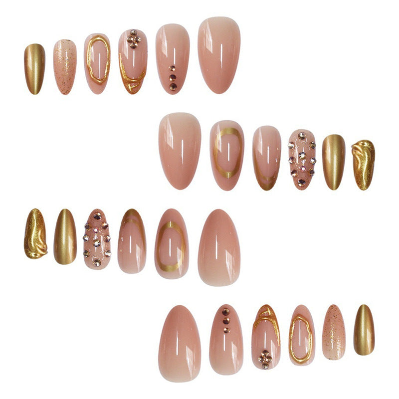Glamorous 3D Decorative Press-On Nails Acalora