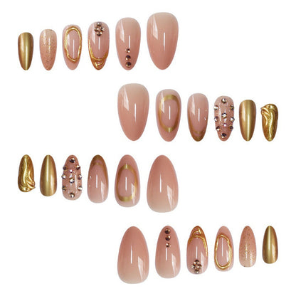 Glamorous 3D Decorative Press-On Nails Acalora