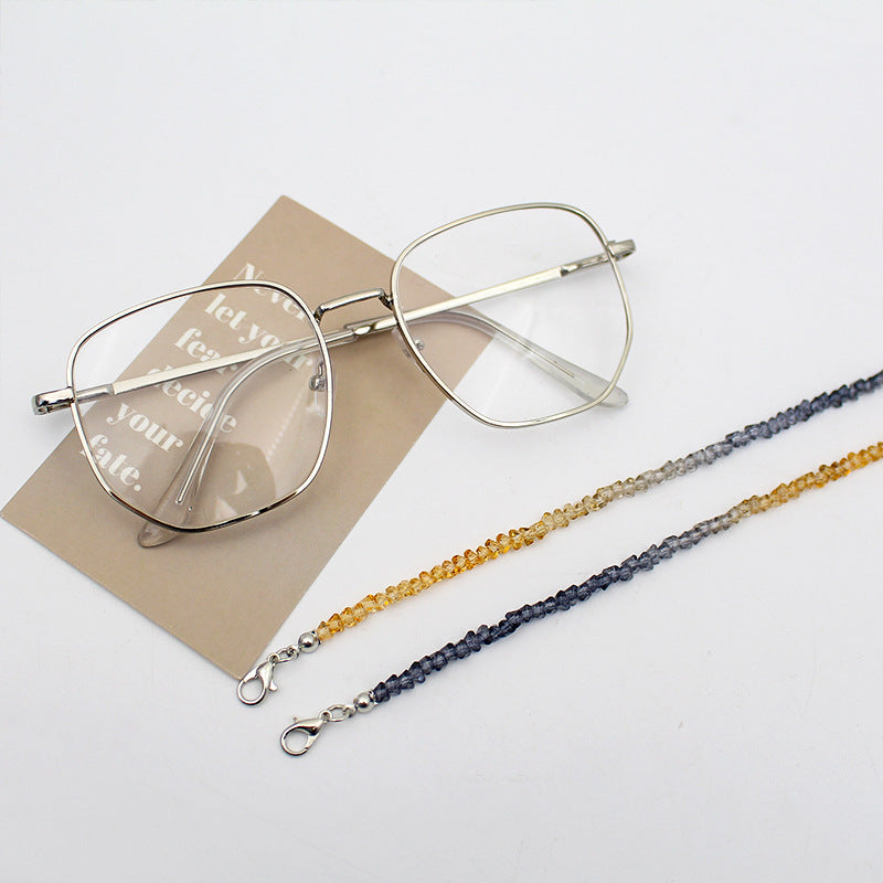 Elegant Crystal Beaded Eyewear Chain Acalora