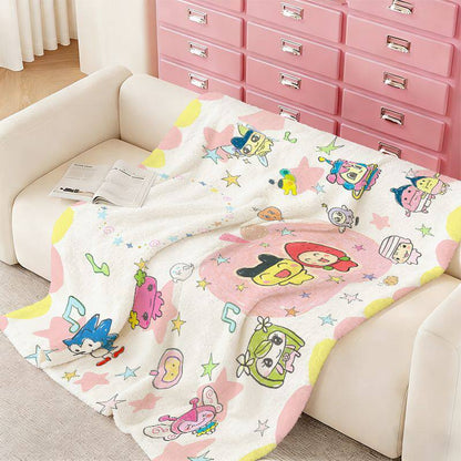 Cartoon-Themed Cozy Blanket