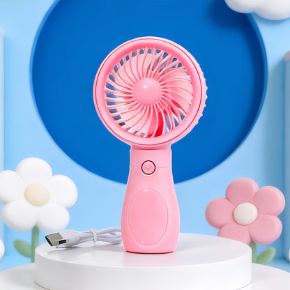 Ladies' Portable Mini Hand Fan with Rechargeable USB Port Karnz