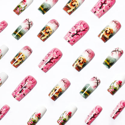 Artistic Pet-Themed 3D Nail Art Acalora