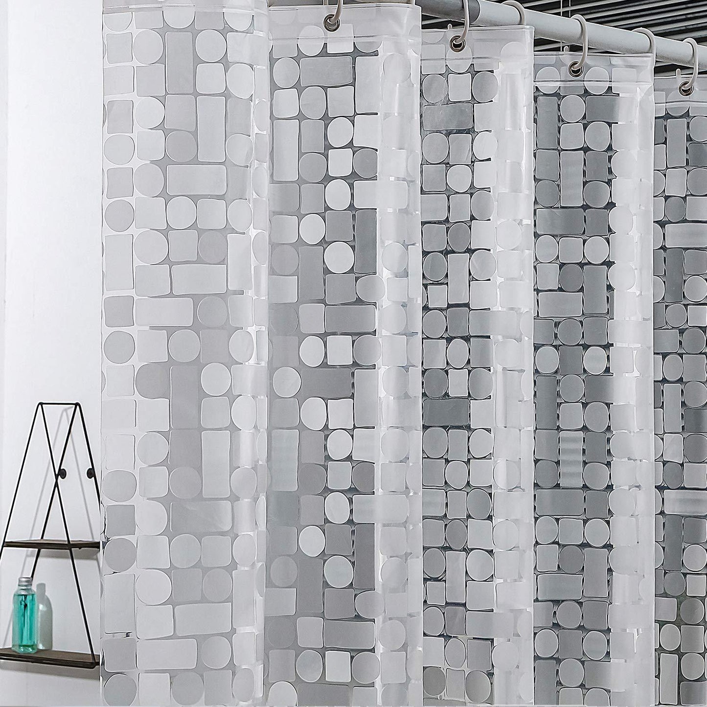 Waterproof Textured Shower Curtain Kalsten