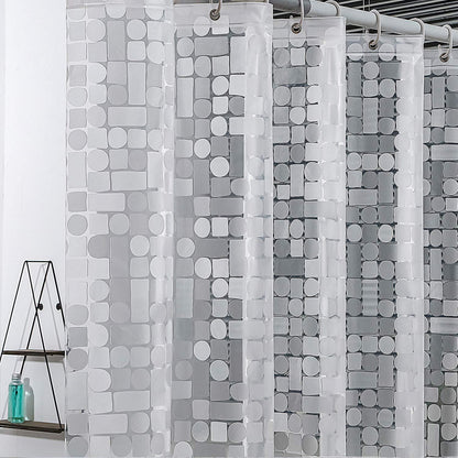 Waterproof Textured Shower Curtain Kalsten