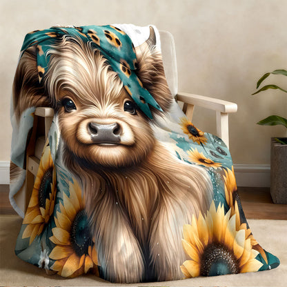 Unisex Monster Truck-Themed Fleece Blanket