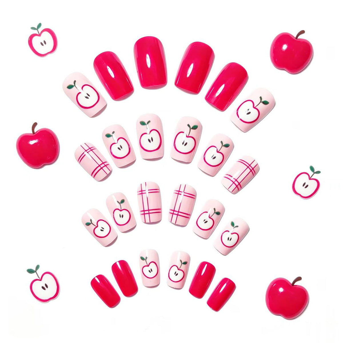 Creative Apple-Themed Nail Art Acalora 1788155498