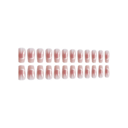 Elegant French Tip Nail Set Acalora