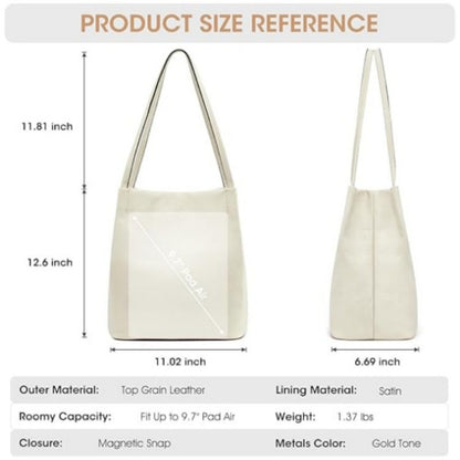 Stylish Leather Hobo Handbag Acalora