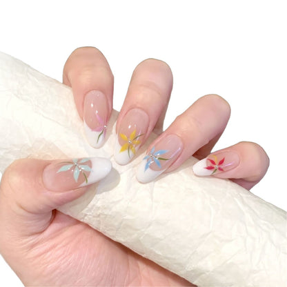 Floral Art Press-On Nail Set Acalora