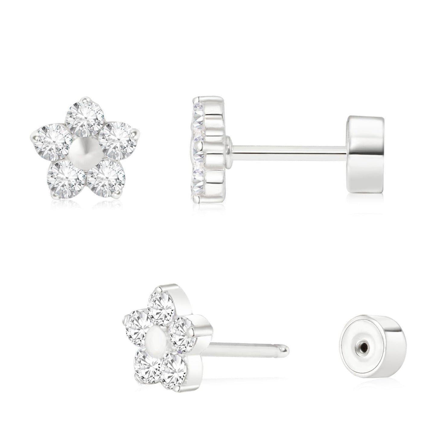 Ear studs with flat back | Bowlift