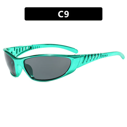 Women's Sporty Sunglasses with aerodynamic design and polarized lenses Karnz