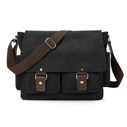 Classic Canvas Messenger Bag Acalora