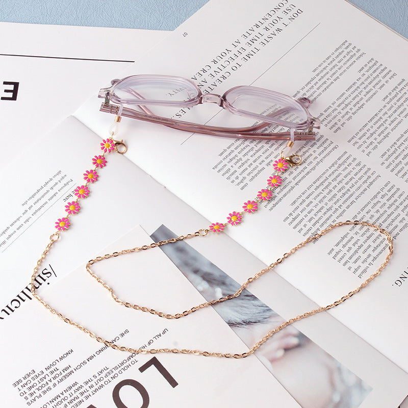 Floral Charm Eyewear Chain Acalora
