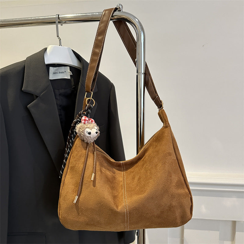 Soft Suede Hobo Handbag Acalora