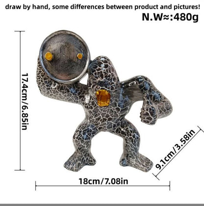 Sporty decorative figure of a weightlifter Acalora