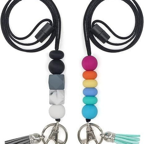 Colorful Silicone Keychain Lanyard Acalora