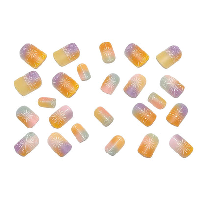 Nail art set in ombre style Acalora