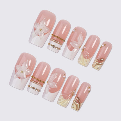 Floral Design Press-On Nails Kit Acalora