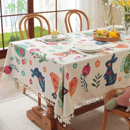 Floral Print Table Cover