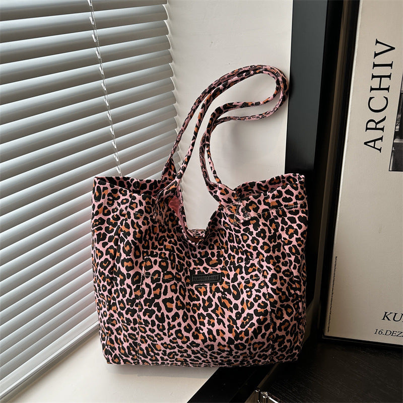 Eco-Friendly Reusable Leopard Print Tote Bag Acalora