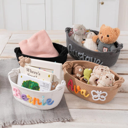 Playful Storage Basket in Bunny Design Acalora