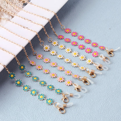 Floral Charm Eyewear Chain Acalora