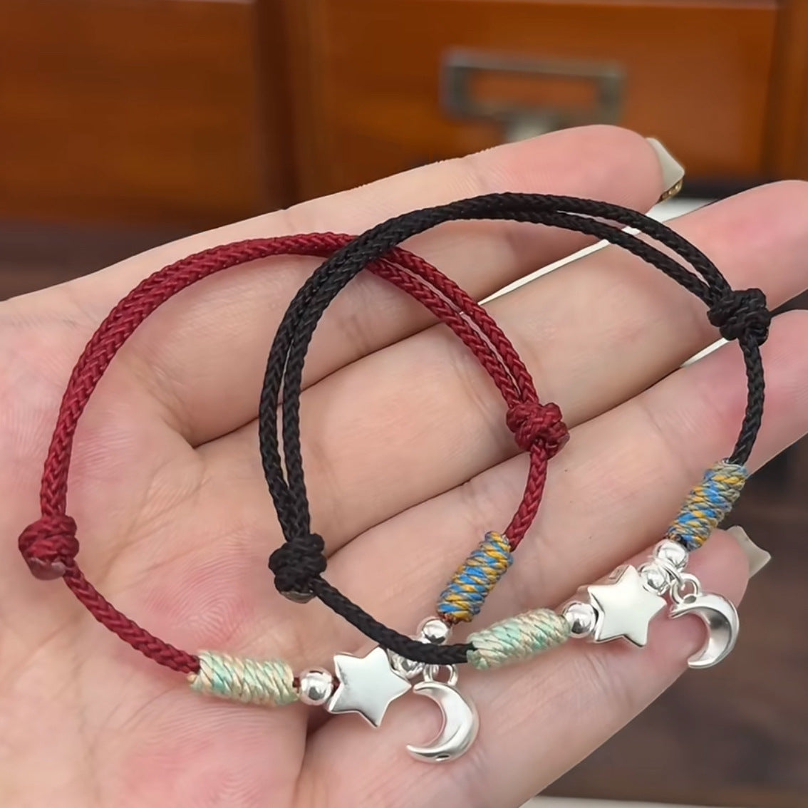 Adjustable Celestial Charm Bracelet Acalora