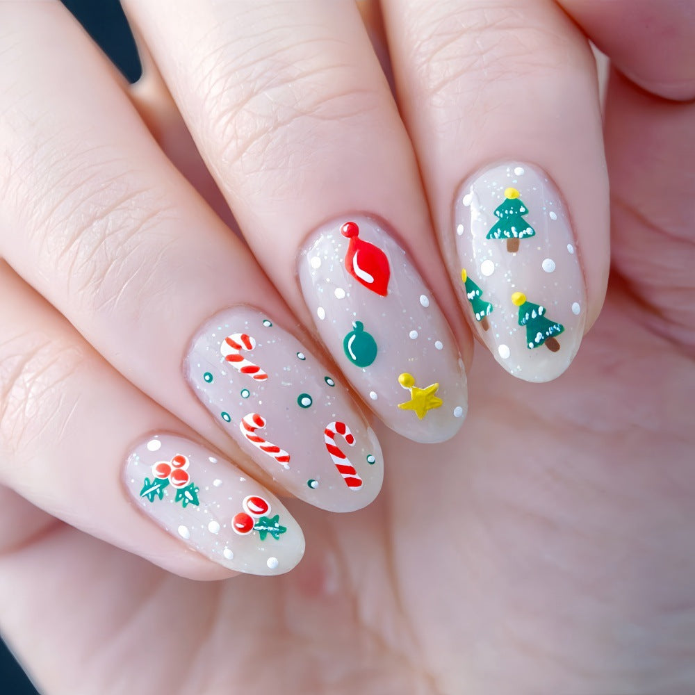 Christmas Art Nails Acalora