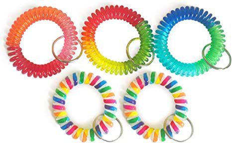 Colorful Telephone Wire Hair Tie Set Acalora