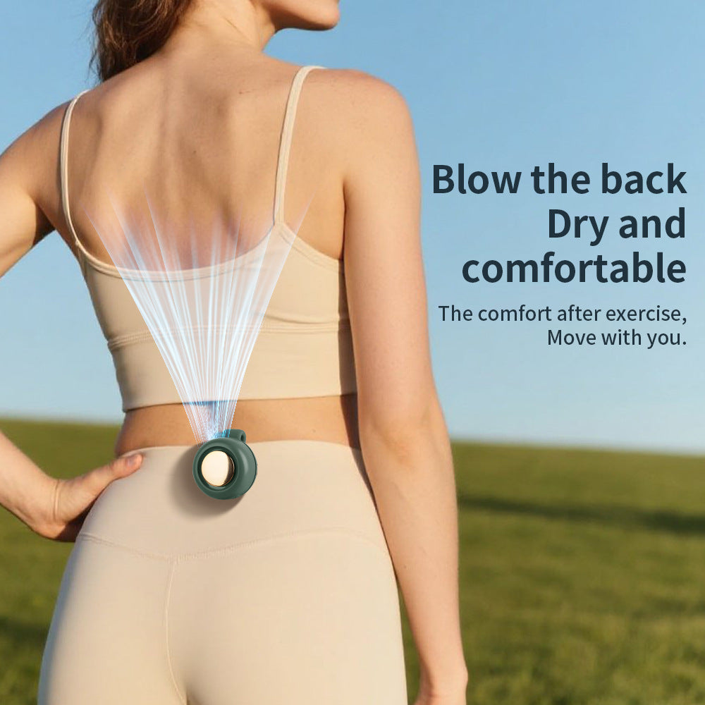 Cooling Clip-on Fan with Warm LED Light and Rechargeable Battery Skanto