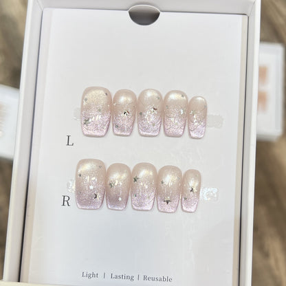 Starry Glitter Press-On Nail Set Acalora