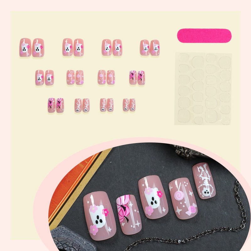 Playful Themed Press-On Nail Set Acalora